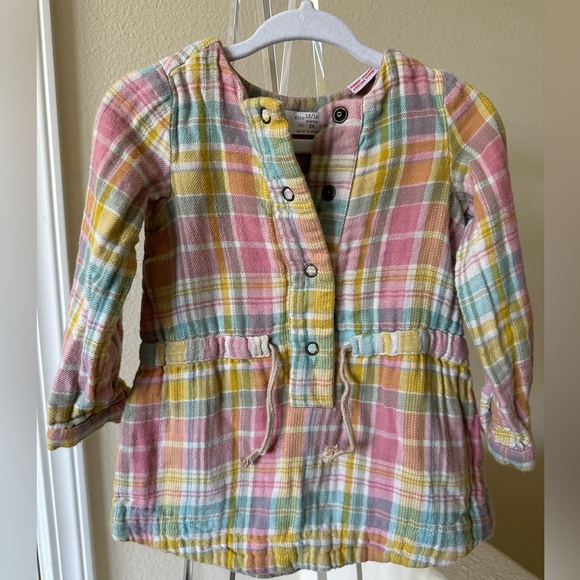 Beautiful ZARA Pastel Checkered Dress - Picture 4 of 4